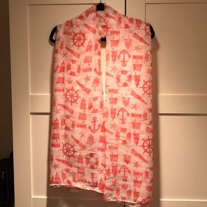 Red & White Nautical Scarf